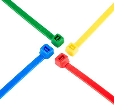 Produktbild von 100 Kabelbinder 200x4,8mm im Set (25xRot 25xBlau 25xGelb 25xGrün) PA6.6