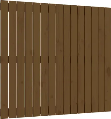 Produktbild von vidaXL Wand-Kopfteil Honigbraun 95,5x3x90 cm Massivholz Kiefer