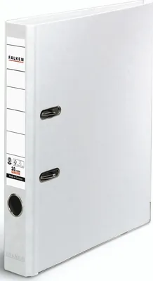 Produktbild von Falken 25x Recycolor Farb Ordner A4 Rücken 50mm Rückenschild Weiß 11286341F