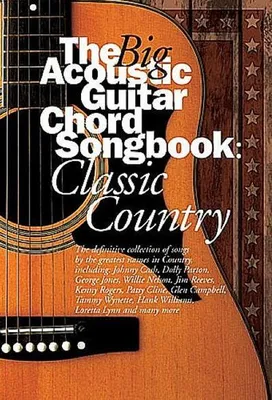 Produktbild von Big Acoustic Guitar Chord Songbook Classic Country