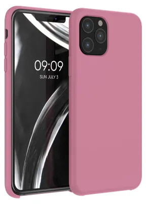 Produktbild von kwmobile Handyhülle für Apple iPhone 11 Pro Hülle - Case Silikon - Kabelloses Laden - Schutzhülle Cover in Dark Rose