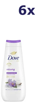 Produktbild von 6x Dove Douchegel - Relaxing 400 ml