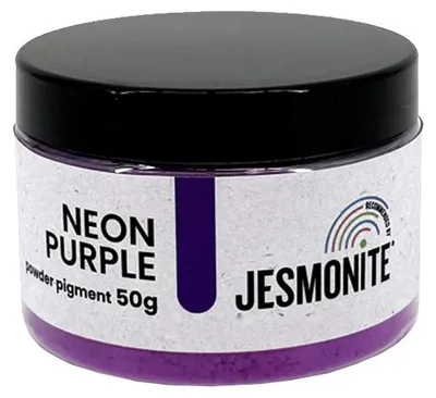 Produktbild von Jesmonite Pigmentpulver Neon Lila 50g für kreative Projekte