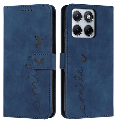 Produktbild von Motorola Edge 70 Fusion Hülle - Coverup Smile Klapphülle - Blau