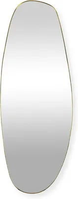 Productafbeelding van Rafael Wandspiegel - Organische Spiegel - Asymmetrisch Design - 160x60 cm - Goud