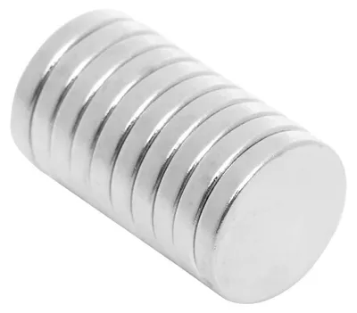 Produktbild von 10 zylindrische Neodym-Magnete. KD11835