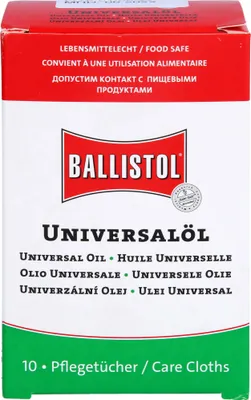 Zdjęcie produktu dla Ściereczka do oleju Ballistol 10 szt
