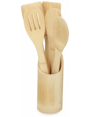 Produktbild von Bamboo - Spatelset - 6-teilig - nachhaltig - natur - hitzebeständigKorrigierte