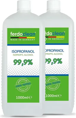 Produktbild von ferdoclean Isopropanol 99,9% 2 x 1L Isopropylalkohol (IPA) 2-Propanol