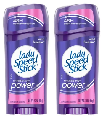 Immagine prodotto di Lady Speed Stick Wild Freesia Invisible Dry Deodorante Stick – Confezione da 2 pezzi - 2x65g