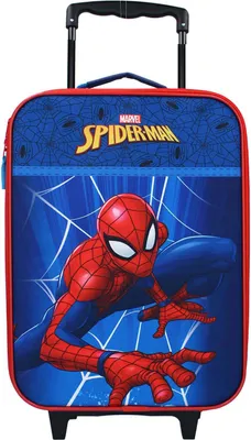 Image de Valise enfant bleue Marvel Spiderman
