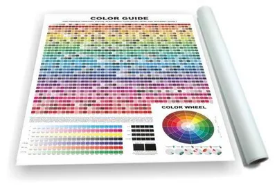 Immagine prodotto di GUIDA A COLORI rivestita per la stampa di processo e il web design