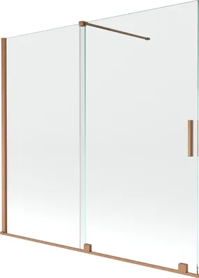 Immagine prodotto di Mexen Velar paratia doccia 2 ante scorrevoli 170 x 150 cm, trasparente, rame spazzolato - 896-170-000-01-65