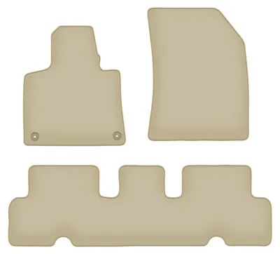 Immagine prodotto di Tappetini in velluto PREMIUM beige compatibili con Citroen C4 Grand Spacetourer (2018-, minivan) – con fissaggi – su misura