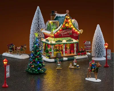 Productafbeelding van Festive tidings nursery set, incl. adaptor 74254, 550 ma (white) ornament LEMAX