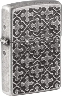 Produktbild von Zippo Feuerzeug 60007689 – windfestes Metall Feuerzeug mit dekorativem Muster
