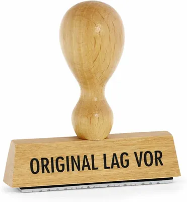 Imagen del producto de Sello de madera, haya, 4 cm, sello para documentos de organización