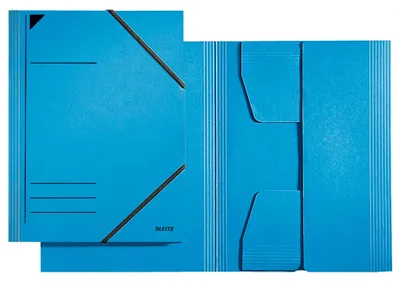 Produktbild von Leitz Eckspannermappe 39810035 DIN A4 Karton blau