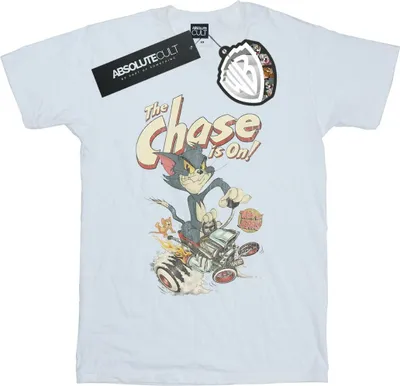 Produktbild von Tom And Jerry - "The Chase Is On" T-Shirt für Herren BI52098 (M) (Weiß)