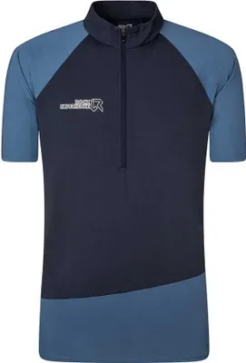 Image de Rock Experience, t-shirt technique à manches courtes, modèle Merlin, couleur bleu, taille M, pour homme
