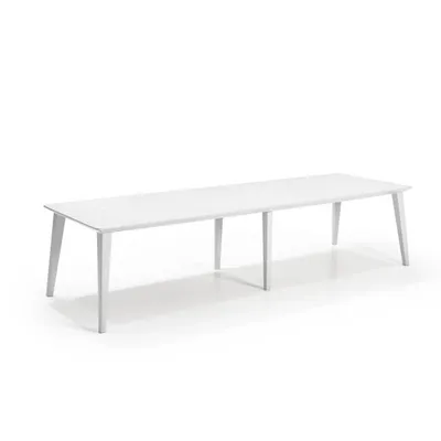Produktbild von ALLIBERT GARDEN Tisch Lima 320 8-10 Personen mit Verlängerung - Zeitgenössisches Design - Weiß