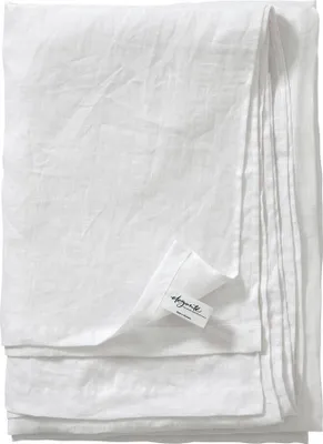 Produktbild von elegante Leinen Betttuch Pure Farbe weiss Größe 260x260
