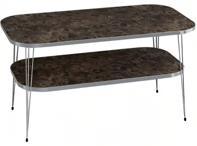 Obrázek produktu pro Elegantní hnědý dřevěný konferenční stolek do moderního obývacího pokoje