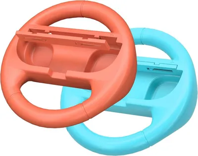 Obrázok produktu pre Sada 2 ks volantu pre ovládače Joy-Con pre Switch, červená a modrá