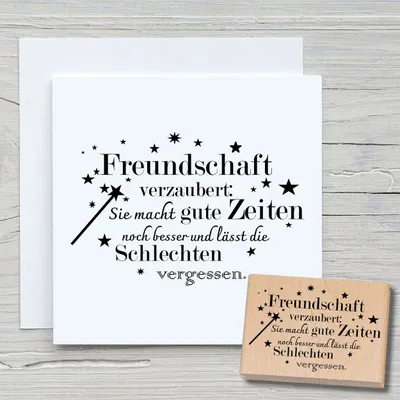 Produktbild von Holzstempel mit Motiv für Scrapbooking