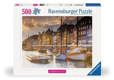 Immagine prodotto di Nathan Jeux Puzzle 500p Tramonto a Copenaghen