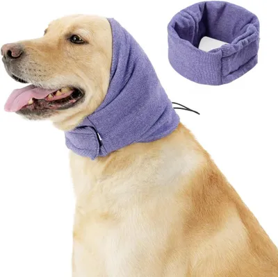 Imagen del producto de Protectores auditivos para perros, transpirables, autoadhesivos y ajustables