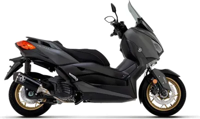Immagine prodotto di Marmitta completa ARROW urban alluminio scuro con fondello dark per Yamaha Xmax 125