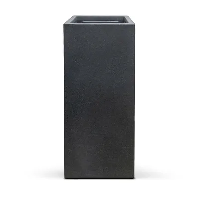 Produktbild von Kubus Übertopf XXL ca. 30x30 cm - anthrazit - Höhe: 80cm
