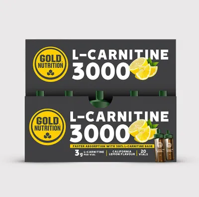 Immagine prodotto di Gold Nutrition Vitamine e integratori L-Carnitina 3000, Limone