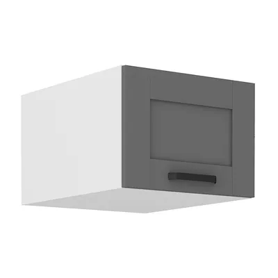 Produktbild von Oberschrank mit Flügeltüren LAILI - Breite 50 cm, grau/weiß