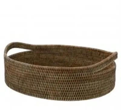 Immagine prodotto di H&H Cesto Ovale In Rattan Cm 46X38Xh15