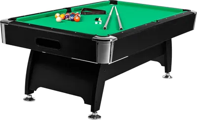 Produktbild von 7ft Billardtisch (Maße 214x122x82 cm) Pool Billiard Billard Billiardtisch 7 Fuß