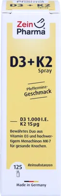 Produktbild von Vitamin D3 +K2 1000IE Spray, 25 ml SPR