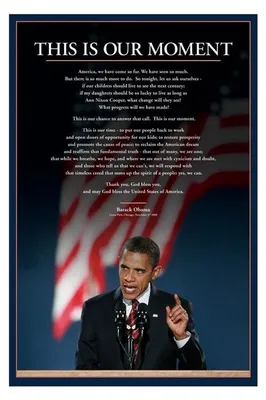 Immagine prodotto di Barack Obama - Questo è il nostro momento - 61x91,5 cm - Poster