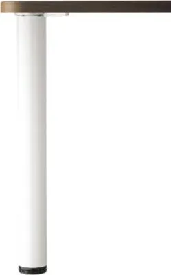 Image de Pied de table extensible MANART - 710 à 1100 mm - Ø 60 mm - Blanc - 20BLANC