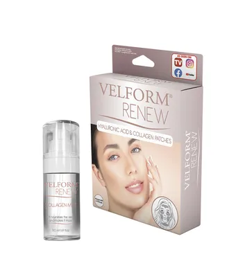 Produktbild von Genius Velform Renew Kollagen Booster Gesichtsmaske Set 22 tlg, Collagen Gesicht Anti Aging Maske für die Schönheit, Kollagen Patches mit Spray