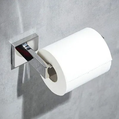 Produktbild von Edelstahl-Toilettenpapierhalter, poliert, chrom