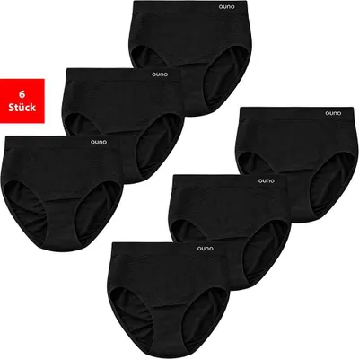 Produktbild von Shapingslip Shapewear Damen Unterwäsche 3er-6er Pack Shape Slips Bauchweg - Schwarz XL/2XL 3er