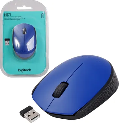 Immagine prodotto di Logitech Wireless Mouse M171 blue retail
