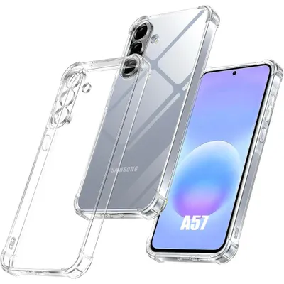 Image de Coque pour Samsung Galaxy A57 5G, Protection Silicone Anti-Rayures Antichoc Transparent