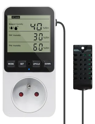 Temperatur-Feuchtigkeitsregler mit Sonde, 230 V, 20-95% RH