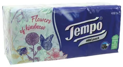 Productafbeelding van Tempo Tempo Zakdoekjes voor Kinderen, 9 x 5 stuks, 45 stuks