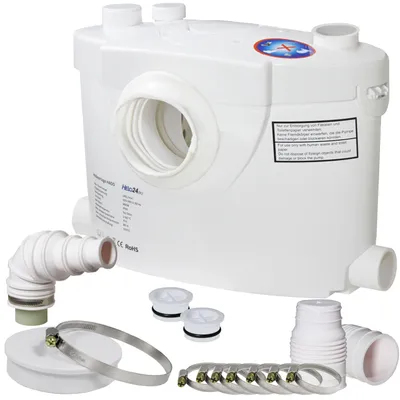 Produktbild von Hebeanlage Fäkalienpumpe 450W Schmutzwasser Abwasser Zerkleinerer WC Dusche H400