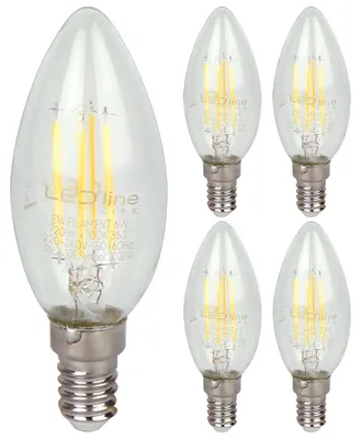 Produktbild von LED Line E14 LED-Lampe B35 6W 720lm 2700K warmweiß 5 Stück