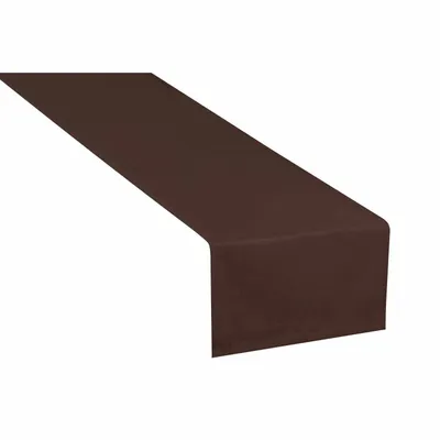 Produktbild von TOM TAILOR Blickdichter Tischläufer DOVE Dunkelbraun 50 x 150 cm